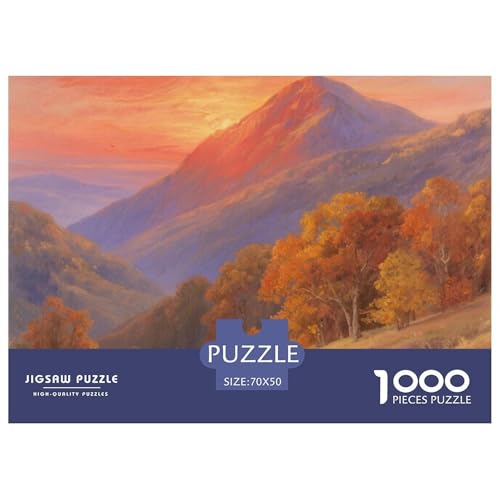 Bergstil Puzzles 1000 Teile Bewährter Qualität Erwachsene Kinder Schöne Landschaft Herausforderndes Rätsel Geschenke Männer Wanddekoration 70x50cm/1000pcs Bergstil Puzzles 1000 Teile Bewährter Qualität Erwachsene Kinder Schöne Landschaft Herausforderndes Rätsel Geschenke Männer Wanddekoration 70x50cm/1000pcs von QTIVARLEN