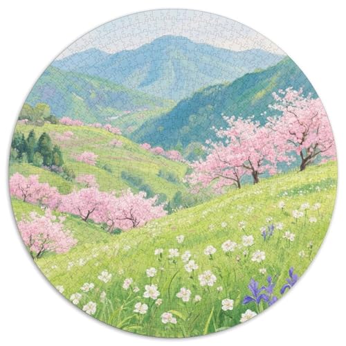 Bergstil Puzzles 1000 Teile Bewährter Qualität Für Erwachsene Und Kinder Schöne Landschaft Geschicklichkeitsspiel Geschenke Für Frauen Home Dekoration 1000pcs (67.5x67.5cm) von QTIVARLEN