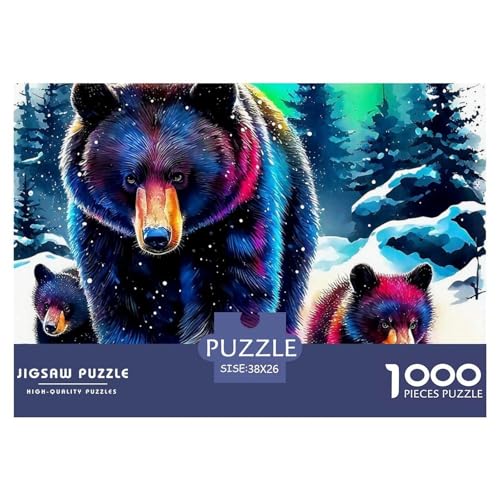 Braun Bär Puzzle 1000 Teile Für Erwachsene Und Kinder Tier Impossible Geschicklichkeitsspiel Interaktives Spielzeug Wunderschönes Dekoration in Bewährter Qualität 38x26cm/1000pcs Braun Bär Puzzle 1000 Teile Für Erwachsene Und Kinder Tier Impossible Geschicklichkeitsspiel Interaktives Spielzeug Wunderschönes Dekoration in Bewährter Qualität 38x26cm/1000pcs von QTIVARLEN