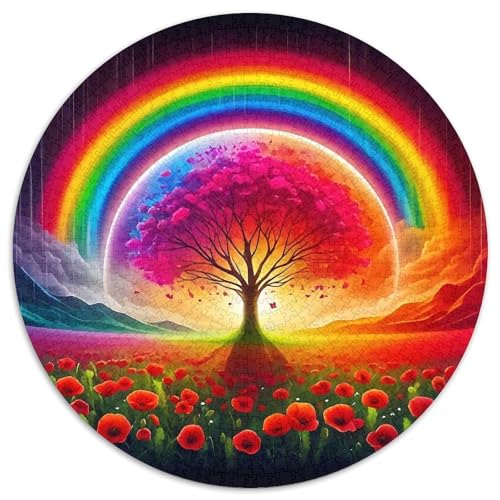 Bunter Baum Puzzle 1000 Teile Für Erwachsene Kinder Bunte Pflanzen Herausforderung Spiel Geschenk Home Dekoration Bewährter Qualität 1000pcs (67.5x67.5cm) von QTIVARLEN