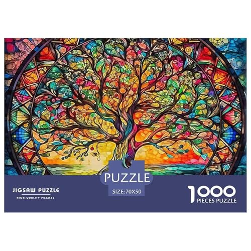 Bunter Baum Puzzle 1000 Teile Für Erwachsene Und Kinder Bunte Pflanzen Herausforderung Spiel Pädagogisches Spielzeug Wunderschönes Dekoration Clevere Rätsel 70x50cm/1000pcs Bunter Baum Puzzle 1000 Teile Für Erwachsene Und Kinder Bunte Pflanzen Herausforderung Spiel Pädagogisches Spielzeug Wunderschönes Dekoration Clevere Rätsel 70x50cm/1000pcs von QTIVARLEN