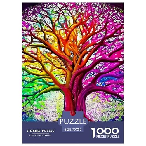 Bunter Baum Puzzle 1000 Teile Für Erwachsene Und Kinder Bunte Pflanzen Lernspiel Pädagogisches Spielzeug Wunderschönes Dekoration Clevere Rätsel 70x50cm/1000pcs Bunter Baum Puzzle 1000 Teile Für Erwachsene Und Kinder Bunte Pflanzen Lernspiel Pädagogisches Spielzeug Wunderschönes Dekoration Clevere Rätsel 70x50cm/1000pcs von QTIVARLEN