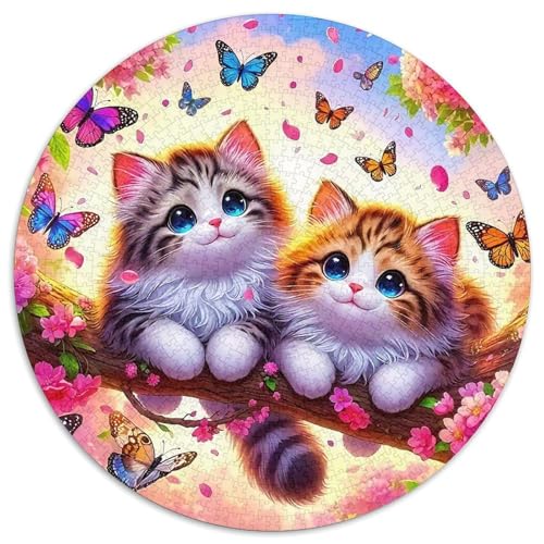 Cat Puzzle 1000 Teile Für Erwachsene Und Kinder Cute Pet Cat Impossible Geschicklichkeitsspiel Klassische Geschenk Wunderschönes Dekoration Clevere Rätsel 1000pcs (67.5x67.5cm) von QTIVARLEN