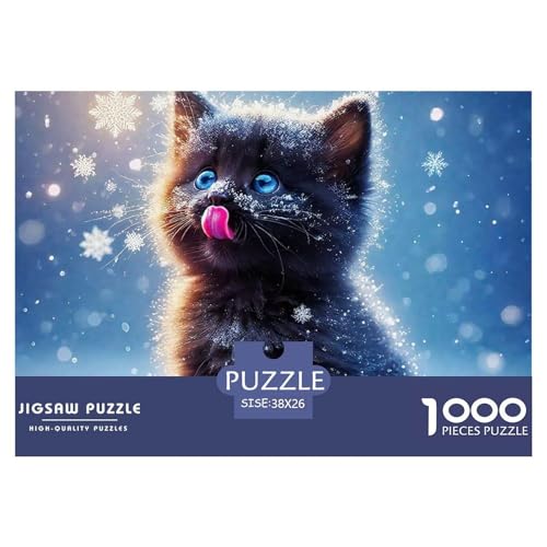 Cat Puzzle 1000 Teile Für Erwachsene Und Kinder Cute Pet Cat Lernspiel Interaktives Spielzeug Wunderschönes Dekoration Clevere Rätsel 38x26cm/1000pcs Cat Puzzle 1000 Teile Für Erwachsene Und Kinder Cute Pet Cat Lernspiel Interaktives Spielzeug Wunderschönes Dekoration Clevere Rätsel 38x26cm/1000pcs von QTIVARLEN