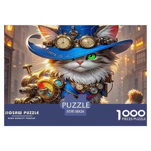 Cat Puzzle 1000 Teile Für Erwachsene Und Kinder Cute Pet Cat Lernspiel Interaktives Spielzeug Wunderschönes Dekoration in Bewährter Qualität 38x26cm/1000pcs Cat Puzzle 1000 Teile Für Erwachsene Und Kinder Cute Pet Cat Lernspiel Interaktives Spielzeug Wunderschönes Dekoration in Bewährter Qualität 38x26cm/1000pcs von QTIVARLEN