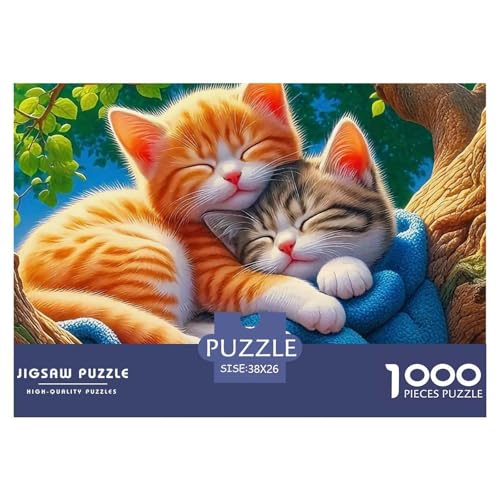 Cat Puzzle 1000 Teile Für Erwachsene Und Kinder Cute Pet Cat Lernspiel Pädagogisches Spielzeug Home Dekoration Clevere Rätsel 38x26cm/1000pcs Cat Puzzle 1000 Teile Für Erwachsene Und Kinder Cute Pet Cat Lernspiel Pädagogisches Spielzeug Home Dekoration Clevere Rätsel 38x26cm/1000pcs von QTIVARLEN