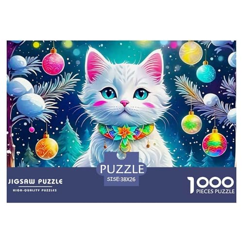 Cat Puzzle 1000 Teile Für Erwachsene Und Kinder Cute Pet Cat Lernspiel Pädagogisches Spielzeug Home Dekoration Clevere Rätsel 38x26cm/1000pcs Cat Puzzle 1000 Teile Für Erwachsene Und Kinder Cute Pet Cat Lernspiel Pädagogisches Spielzeug Home Dekoration Clevere Rätsel 38x26cm/1000pcs von QTIVARLEN