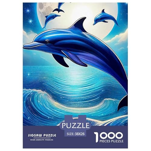 Delphin Puzzle 1000 Teile Für Erwachsene Und Kinder Meerestiere Herausforderung Spiel Interaktives Spielzeug Home Dekoration Clevere Rätsel 38x26cm/1000pcs Delphin Puzzle 1000 Teile Für Erwachsene Und Kinder Meerestiere Herausforderung Spiel Interaktives Spielzeug Home Dekoration Clevere Rätsel 38x26cm/1000pcs von QTIVARLEN