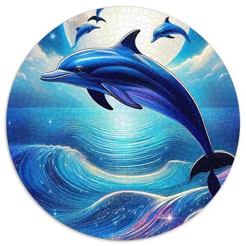 Delphin Puzzle 1000 Teile Für Erwachsene Und Kinder Meerestiere Herausforderung Spiel Klassische Geschenk Home Dekoration in Bewährter Qualität 1000pcs (67.5x67.5cm) von QTIVARLEN