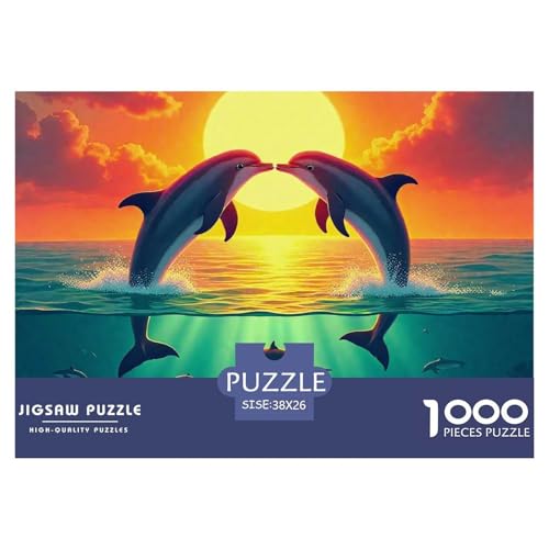 Delphin Puzzle 1000 Teile Für Erwachsene Und Kinder Meerestiere Herausforderung Spiel Klassische Geschenk Home Dekoration in Bewährter Qualität 38x26cm/1000pcs Delphin Puzzle 1000 Teile Für Erwachsene Und Kinder Meerestiere Herausforderung Spiel Klassische Geschenk Home Dekoration in Bewährter Qualität 38x26cm/1000pcs von QTIVARLEN