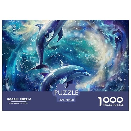 Delphin Puzzle 1000 Teile Für Erwachsene Und Kinder Meerestiere Herausforderung Spiel Pädagogisches Spielzeug Wunderschönes Dekoration in Bewährter Qualität 70x50cm/1000pcs Delphin Puzzle 1000 Teile Für Erwachsene Und Kinder Meerestiere Herausforderung Spiel Pädagogisches Spielzeug Wunderschönes Dekoration in Bewährter Qualität 70x50cm/1000pcs von QTIVARLEN