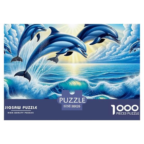 Delphin Puzzle 1000 Teile Für Erwachsene Und Kinder Meerestiere Impossible Geschicklichkeitsspiel Pädagogisches Spielzeug Wunderschönes Dekoration Clevere Rätsel 38x26cm/1000pcs Delphin Puzzle 1000 Teile Für Erwachsene Und Kinder Meerestiere Impossible Geschicklichkeitsspiel Pädagogisches Spielzeug Wunderschönes Dekoration Clevere Rätsel 38x26cm/1000pcs von QTIVARLEN