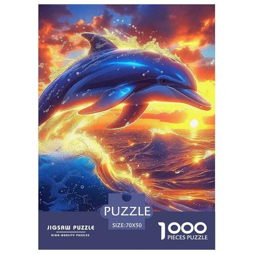 Delphin Puzzle 1000 Teile Für Erwachsene Und Kinder Meerestiere Lernspiel Pädagogisches Spielzeug Home Dekoration in Bewährter Qualität 70x50cm/1000pcs Delphin Puzzle 1000 Teile Für Erwachsene Und Kinder Meerestiere Lernspiel Pädagogisches Spielzeug Home Dekoration in Bewährter Qualität 70x50cm/1000pcs von QTIVARLEN