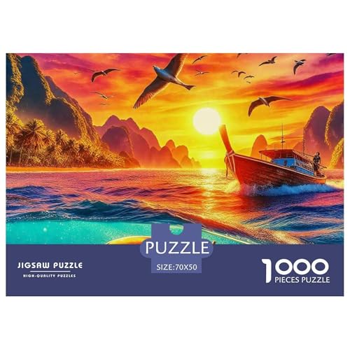 Delphin Puzzle 1000 Teilige Für Erwachsene Und Kinder Meerestiere Herausforderung Spiel Interaktives Spielzeug Wunderschönes Dekoration in Bewährter Qualität 70x50cm/1000pcs Delphin Puzzle 1000 Teilige Für Erwachsene Und Kinder Meerestiere Herausforderung Spiel Interaktives Spielzeug Wunderschönes Dekoration in Bewährter Qualität 70x50cm/1000pcs von QTIVARLEN