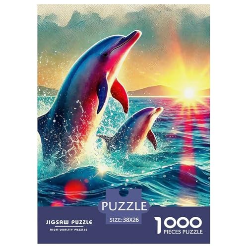 Delphin Puzzle 1000 Teilige Für Erwachsene Und Kinder Meerestiere Herausforderung Spiel Klassische Geschenk Home Dekoration Clevere Rätsel 38x26cm/1000pcs Delphin Puzzle 1000 Teilige Für Erwachsene Und Kinder Meerestiere Herausforderung Spiel Klassische Geschenk Home Dekoration Clevere Rätsel 38x26cm/1000pcs von QTIVARLEN