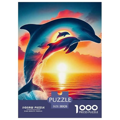 Delphin Puzzle 1000 Teilige Für Erwachsene Und Kinder Meerestiere Herausforderung Spiel Klassische Geschenk Home Dekoration Clevere Rätsel 38x26cm/1000pcs Delphin Puzzle 1000 Teilige Für Erwachsene Und Kinder Meerestiere Herausforderung Spiel Klassische Geschenk Home Dekoration Clevere Rätsel 38x26cm/1000pcs von QTIVARLEN