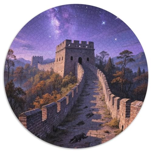 Die Große Mauer Erwachsene Puzzle 1000 Teile Für Erwachsene Landmark Gebäude Herausforderung Spielzeug Landmark Gebäude Puzzles Geschenk Familie HomeDekoration 1000pcs (67.5x67.5cm) von QTIVARLEN
