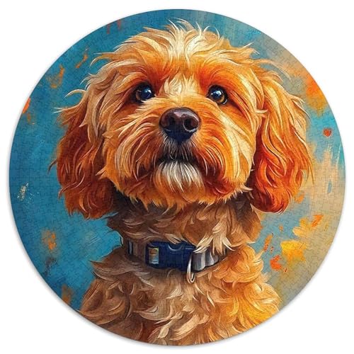 EIN lebendiger Hund Puzzle 1000 Teile Für Erwachsene Und Kinder Niedlicher Haustierhund Herausforderung Spiel Interaktives Spielzeug Home Dekoration (67.5x67.5cm) von QTIVARLEN