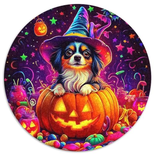 EIN lebendiger Hund Puzzle 1000 Teile Für Erwachsene Und Kinder Niedlicher Haustierhund Herausforderung Spiel Interaktives Spielzeug Home Dekoration (67.5x67.5cm) von QTIVARLEN