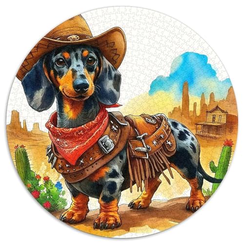 EIN lebendiger Hund Puzzle 1000 Teile Für Erwachsene Und Kinder Niedlicher Haustierhund Lernspiel Interaktives Spielzeug Home Dekoration (67.5x67.5cm) von QTIVARLEN