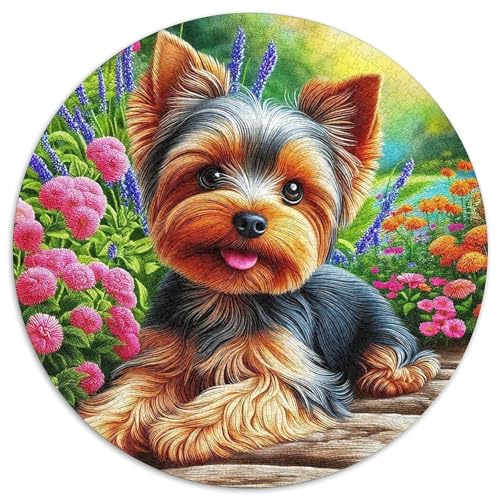 EIN lebendiger Hund Puzzle 1000 Teile Für Erwachsene Und Kinder Niedlicher Haustierhund Lernspiel Klassisches Geschenk Dekoration in Bewährter Qualität (67.5x67.5cm) von QTIVARLEN