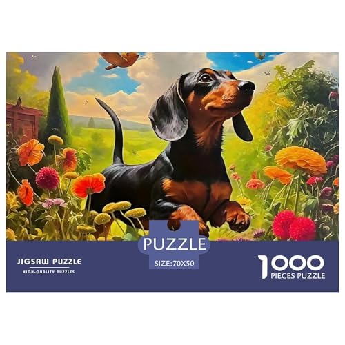 EIN lebendiger Hund Puzzle 1000 Teile Für Erwachsene Und Kinder Niedlicher Haustierhund Lernspiel Pädagogisches Spielzeug Home Dekoration Clevere Rätsel 70x50cm/1000pcs EIN lebendiger Hund Puzzle 1000 Teile Für Erwachsene Und Kinder Niedlicher Haustierhund Lernspiel Pädagogisches Spielzeug Home Dekoration Clevere Rätsel 70x50cm/1000pcs von QTIVARLEN