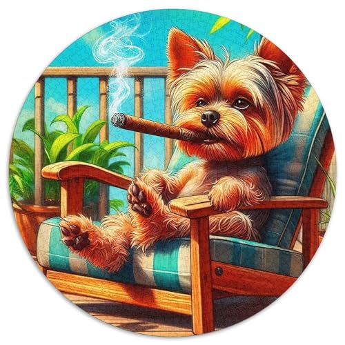 EIN lebendiger Hund Puzzle 1000 Teile Für Erwachsene Und Kinder Niedlicher Haustierhund Lernspiel Pädagogisches Spielzeug Home Dekoration in Bewährter Qualität (67.5x67.5cm) von QTIVARLEN