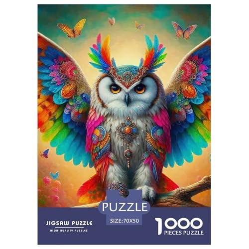 Eule Puzzle 1000 Teile Für Erwachsene Und Kinder Kühle Raptors Herausforderung Spiel Interaktives Spielzeug Home Dekoration in Bewährter Qualität 70x50cm/1000pcs Eule Puzzle 1000 Teile Für Erwachsene Und Kinder Kühle Raptors Herausforderung Spiel Interaktives Spielzeug Home Dekoration in Bewährter Qualität 70x50cm/1000pcs von QTIVARLEN