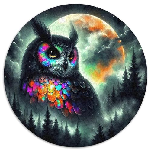 Eule Puzzle 1000 Teile Für Erwachsene Und Kinder Kühle Raptors Herausforderung Spiel Interaktives Spielzeug Wunderschönes Dekoration in Bewährter Qualität 1000pcs (67.5x67.5cm) von QTIVARLEN