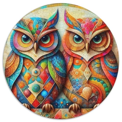 Eule Puzzle 1000 Teile Für Erwachsene Und Kinder Kühle Raptors Impossible Geschicklichkeitsspiel Interaktives Spielzeug Home Dekoration in Bewährter Qualität 1000pcs (67.5x67.5cm) von QTIVARLEN