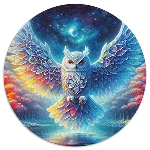 Eule Puzzle 1000 Teile Für Erwachsene Und Kinder Kühle Raptors Impossible Geschicklichkeitsspiel Klassische Geschenk Home Dekoration in Bewährter Qualität 1000pcs (67.5x67.5cm) von QTIVARLEN