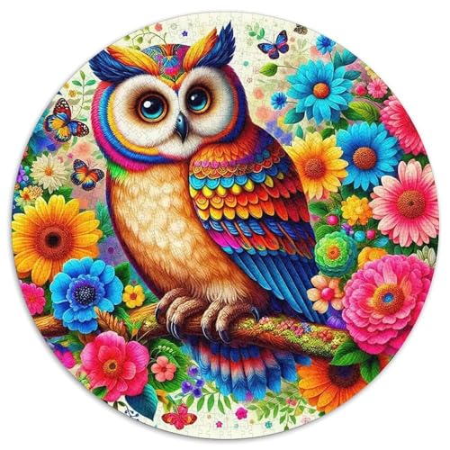 Eule Puzzle 1000 Teile Für Erwachsene Und Kinder Kühle Raptors Impossible Geschicklichkeitsspiel Klassische Geschenk Wunderschönes Dekoration in Bewährter Qualität 1000pcs (67.5x67.5cm) von QTIVARLEN