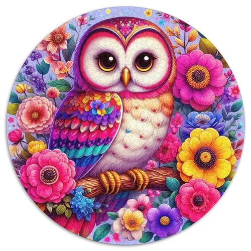 Eule Puzzle 1000 Teile Für Erwachsene Und Kinder Kühle Raptors Impossible Geschicklichkeitsspiel Pädagogisches Spielzeug Home Dekoration Clevere Rätsel 1000pcs (67.5x67.5cm) von QTIVARLEN