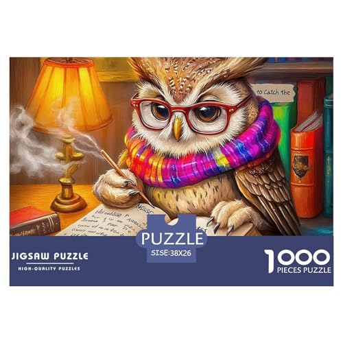 Eule Puzzle 1000 Teile Für Erwachsene Und Kinder Kühle Raptors Impossible Geschicklichkeitsspiel Pädagogisches Spielzeug Home Dekoration Clevere Rätsel 38x26cm/1000pcs Eule Puzzle 1000 Teile Für Erwachsene Und Kinder Kühle Raptors Impossible Geschicklichkeitsspiel Pädagogisches Spielzeug Home Dekoration Clevere Rätsel 38x26cm/1000pcs von QTIVARLEN