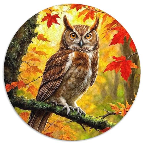 Eule Puzzle 1000 Teile Für Erwachsene Und Kinder Kühle Raptors Impossible Geschicklichkeitsspiel Pädagogisches Spielzeug Home Dekoration in Bewährter Qualität 1000pcs (67.5x67.5cm) von QTIVARLEN