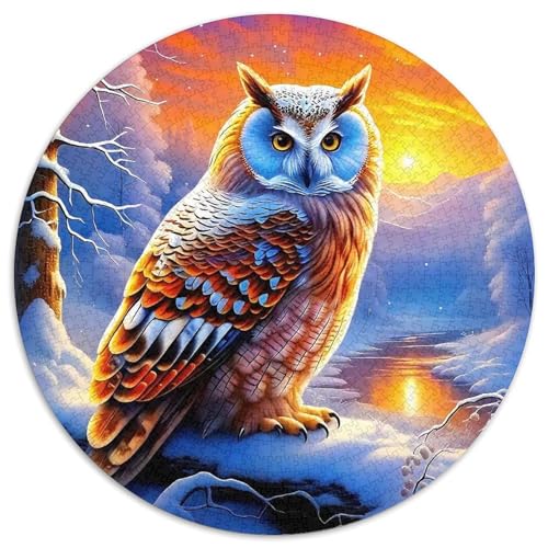 Eule Puzzle 1000 Teile Für Erwachsene Und Kinder Kühle Raptors Impossible Geschicklichkeitsspiel Pädagogisches Spielzeug Home Dekoration in Bewährter Qualität 1000pcs (67.5x67.5cm) von QTIVARLEN