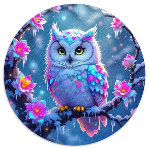 Eule Puzzle 1000 Teile Für Erwachsene Und Kinder Kühle Raptors Lernspiel Interaktives Spielzeug Home Dekoration Clevere Rätsel 1000pcs (67.5x67.5cm) von QTIVARLEN