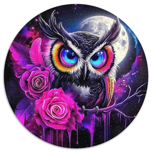 Eule Puzzle 1000 Teile Für Erwachsene Und Kinder Kühle Raptors Lernspiel Interaktives Spielzeug Home Dekoration in Bewährter Qualität 1000pcs (67.5x67.5cm) von QTIVARLEN