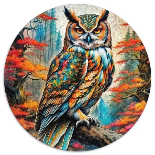 Eule Puzzle 1000 Teile Für Erwachsene Und Kinder Kühle Raptors Lernspiel Klassische Geschenk Home Dekoration Clevere Rätsel 1000pcs (67.5x67.5cm) von QTIVARLEN