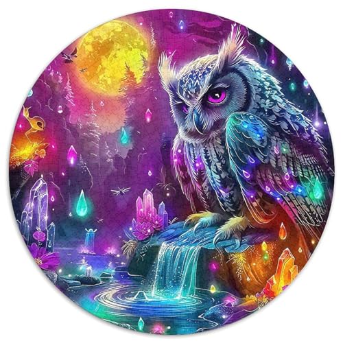 Eule Puzzle 1000 Teile Für Erwachsene Und Kinder Kühle Raptors Lernspiel Klassische Geschenk Home Dekoration Clevere Rätsel 1000pcs (67.5x67.5cm) von QTIVARLEN