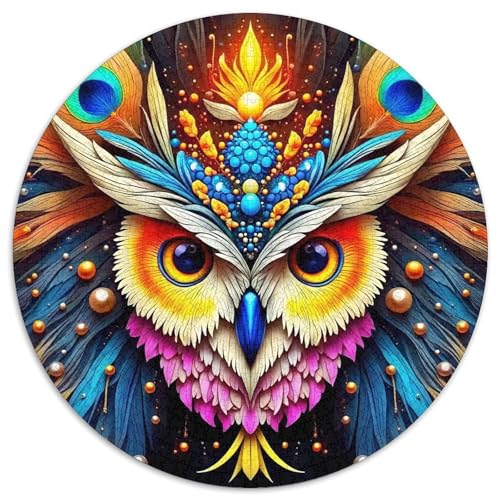 Eule Puzzle 1000 Teile Für Erwachsene Und Kinder Kühle Raptors Lernspiel Klassische Geschenk Wunderschönes Dekoration Clevere Rätsel 1000pcs (67.5x67.5cm) von QTIVARLEN