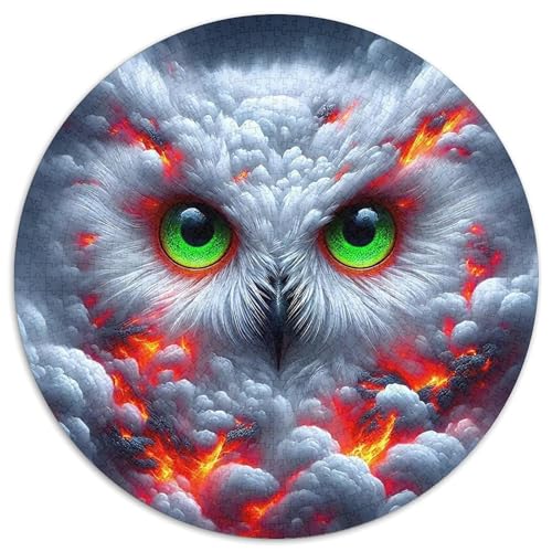 Eule Puzzle 1000 Teile Für Erwachsene Und Kinder Kühle Raptors Lernspiel Klassische Geschenk Wunderschönes Dekoration Clevere Rätsel 1000pcs (67.5x67.5cm) von QTIVARLEN