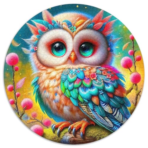 Eule Puzzle 1000 Teile Für Erwachsene Und Kinder Kühle Raptors Lernspiel Pädagogisches Spielzeug Home Dekoration Clevere Rätsel 1000pcs (67.5x67.5cm) von QTIVARLEN