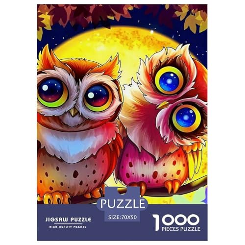 Eule Puzzle 1000 Teilige Für Erwachsene Und Kinder Kühle Raptors Herausforderung Spiel Klassische Geschenk Wunderschönes Dekoration Clevere Rätsel 70x50cm/1000pcs Eule Puzzle 1000 Teilige Für Erwachsene Und Kinder Kühle Raptors Herausforderung Spiel Klassische Geschenk Wunderschönes Dekoration Clevere Rätsel 70x50cm/1000pcs von QTIVARLEN