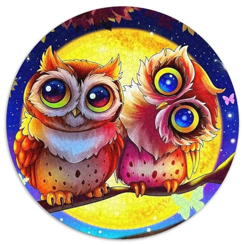 Eule Puzzle 1000 Teilige Für Erwachsene Und Kinder Kühle Raptors Impossible Geschicklichkeitsspiel Klassische Geschenk Home Dekoration in Bewährter Qualität 1000pcs (67.5x67.5cm) von QTIVARLEN