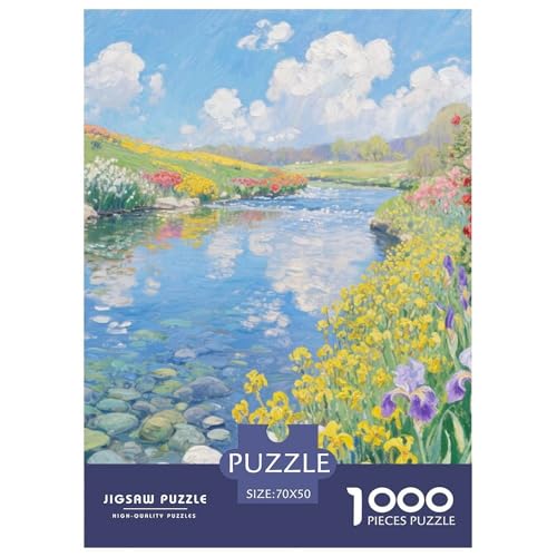 Fluss Stil Farbenfrohes Puzzle 1000 Stück in Bewährter Qualität Für Erwachsene Kinder Schöne Landschaft Geschicklichkeitsspiel Geschenke Männer Pädagogisches Spielzeug 70x50cm/1000pcs Fluss Stil Farbenfrohes Puzzle 1000 Stück in Bewährter Qualität Für Erwachsene Kinder Schöne Landschaft Geschicklichkeitsspiel Geschenke Männer Pädagogisches Spielzeug 70x50cm/1000pcs von QTIVARLEN