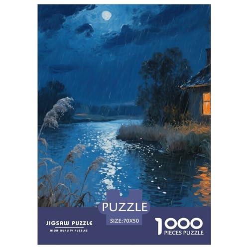 Fluss Stil Farbenfrohes Puzzle 1000 Stück in Bewährter Qualität Für Erwachsene Kinder Schöne Landschaft Geschicklichkeitsspiel Geschenke Männer Wanddekoration 70x50cm/1000pcs Fluss Stil Farbenfrohes Puzzle 1000 Stück in Bewährter Qualität Für Erwachsene Kinder Schöne Landschaft Geschicklichkeitsspiel Geschenke Männer Wanddekoration 70x50cm/1000pcs von QTIVARLEN