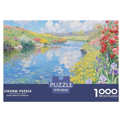 Fluss Stil Farbenfrohes Puzzle 1000 Stück in bewährter Qualität Für Erwachsene Und Kinder Geschicklichkeitsspiel Geschenke Für Männer Home Dekoration 38x26cm/1000pcs Fluss Stil Farbenfrohes Puzzle 1000 Stück in bewährter Qualität Für Erwachsene Und Kinder Geschicklichkeitsspiel Geschenke Für Männer Home Dekoration 38x26cm/1000pcs von QTIVARLEN