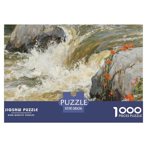Fluss Stil Farbenfrohes Puzzle 1000 Teile in bewährter Qualität Für Erwachsene Und Kinder Geschicklichkeitsspiel Geschenke Für Frauen Wanddekoration 38x26cm/1000pcs Fluss Stil Farbenfrohes Puzzle 1000 Teile in bewährter Qualität Für Erwachsene Und Kinder Geschicklichkeitsspiel Geschenke Für Frauen Wanddekoration 38x26cm/1000pcs von QTIVARLEN