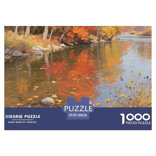 Fluss Stil Farbenfrohes Puzzle 1000 Teile in bewährter Qualität Für Erwachsene Und Kinder Geschicklichkeitsspiel Geschenke Für Männer Home Dekoration 38x26cm/1000pcs Fluss Stil Farbenfrohes Puzzle 1000 Teile in bewährter Qualität Für Erwachsene Und Kinder Geschicklichkeitsspiel Geschenke Für Männer Home Dekoration 38x26cm/1000pcs von QTIVARLEN